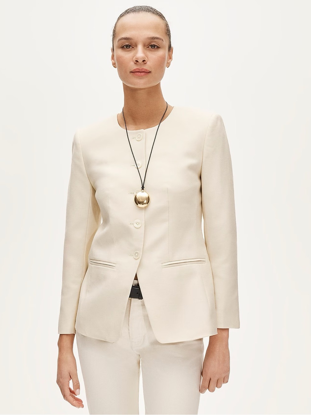 Margeaux lady jacket in Gramercy linen blend